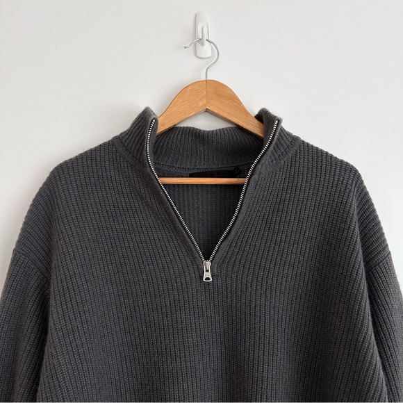 EUC! Jenni Kayne Cashmere Half Zip - Picture 4 of 14